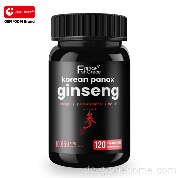 Premium Shecome Red Panax Ginseng Vitality Immununterstützung